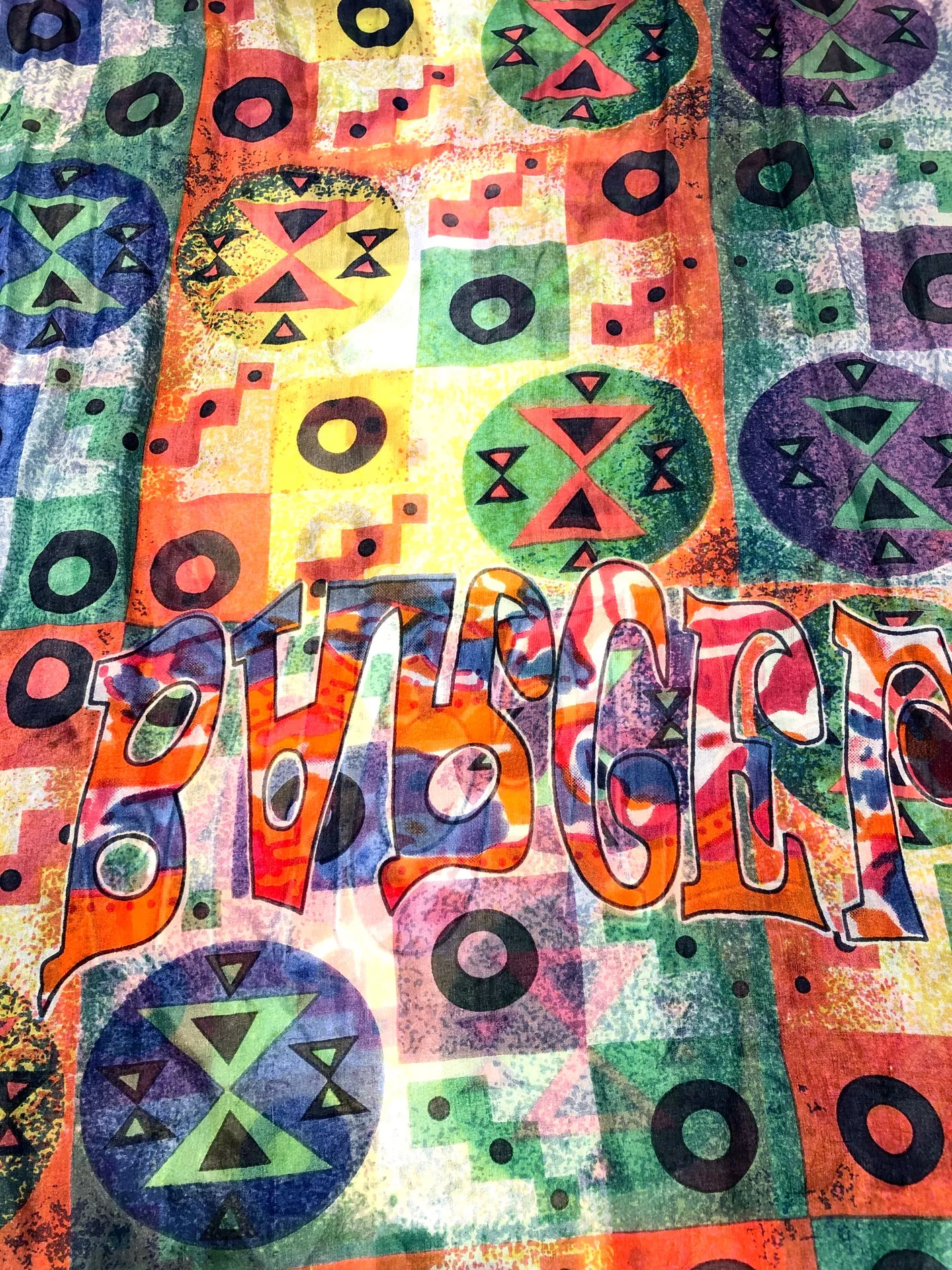 100% Natural Silk Printed XL Foulard ref-rfxlfs0049