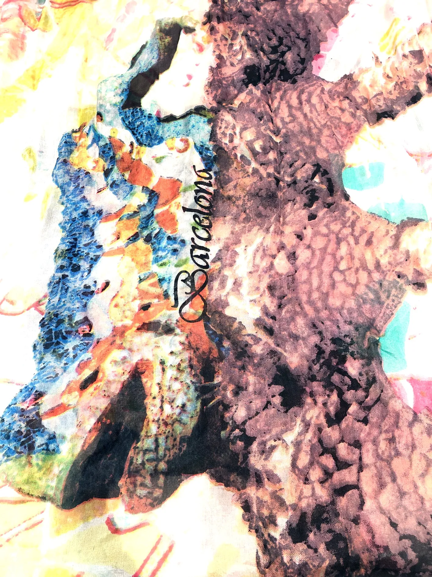 100% Natural Silk Printed XL Foulard ref-rfxlfs0058