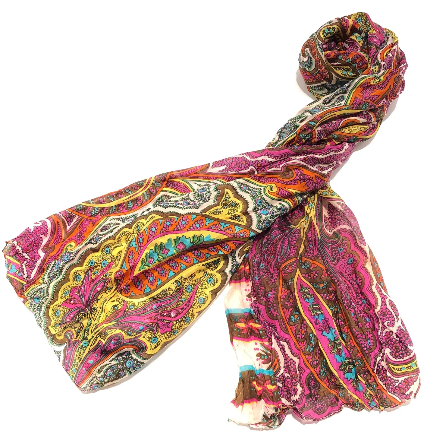 100% Natural Silk Printed XL Foulard ref-rfxlfs0073