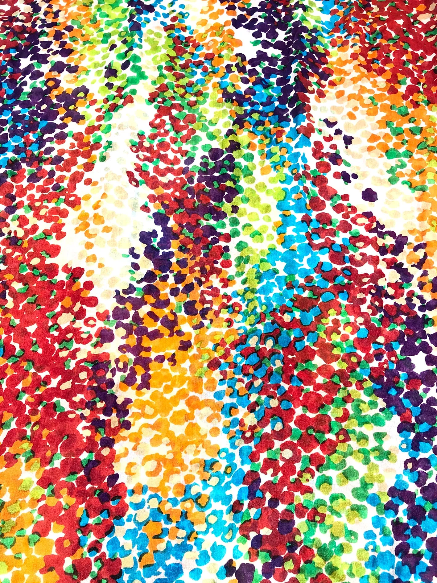 100% Natural Silk Printed XL Foulard ref-rfxlfs0088