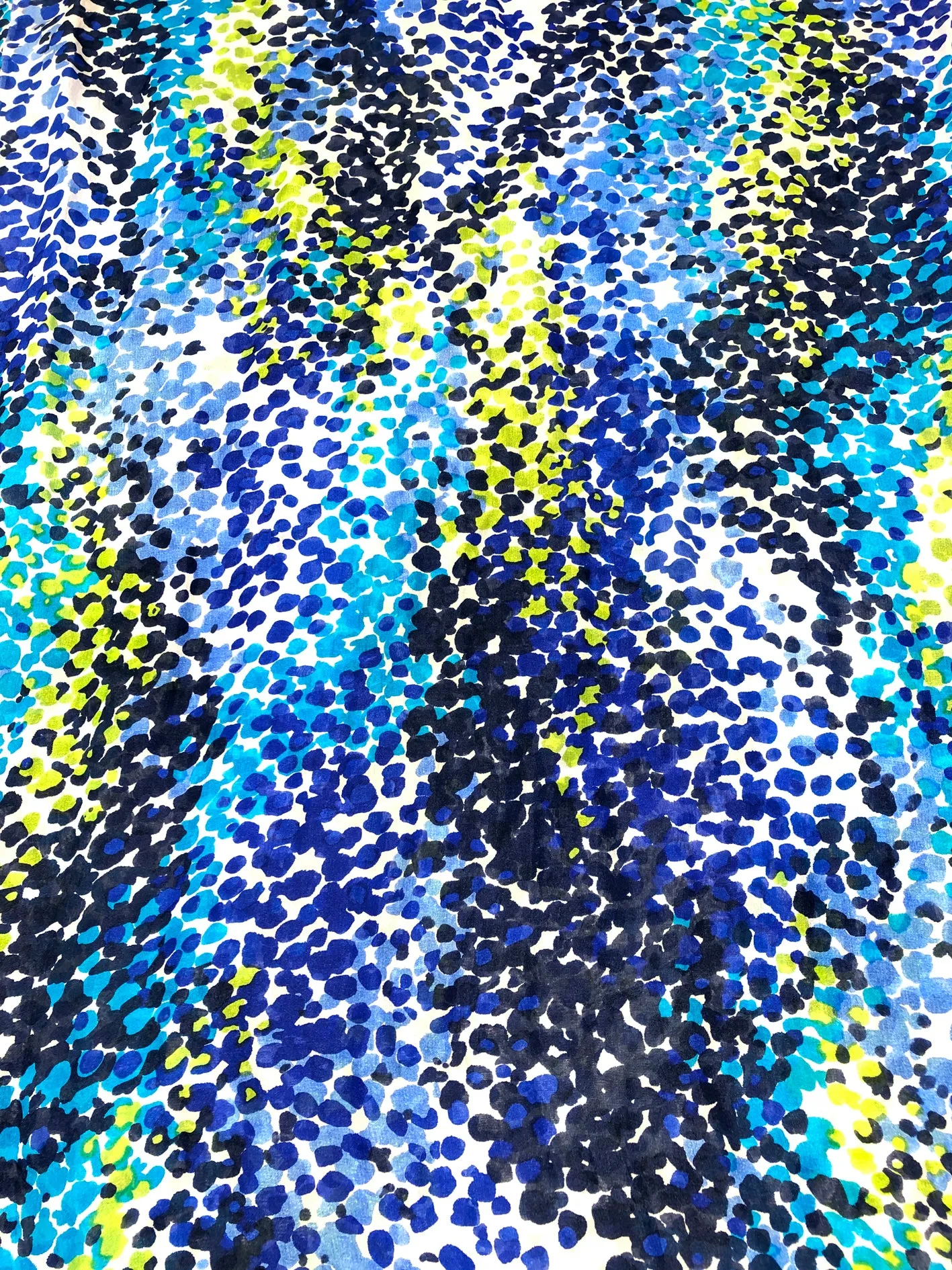 100% Natural Silk Printed XL Foulard ref-rfxlfs0089