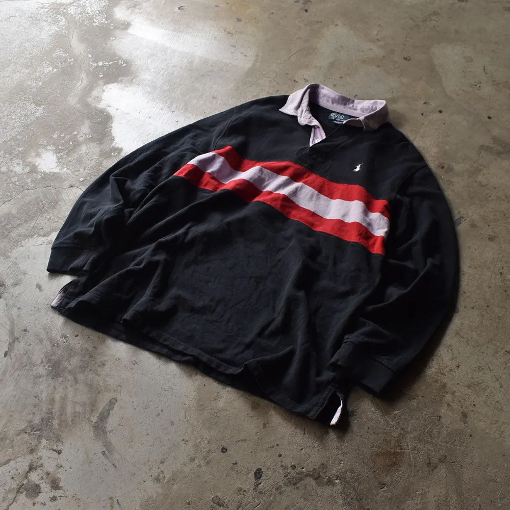 90’s　Polo Ralph Lauren/ポロ ラルフローレン スウェット ラグビージャージ　230430