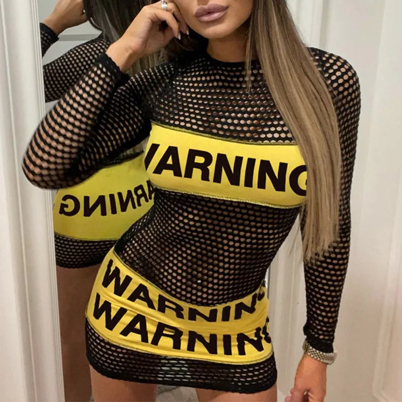 A Dangerous Angel Mini Dress