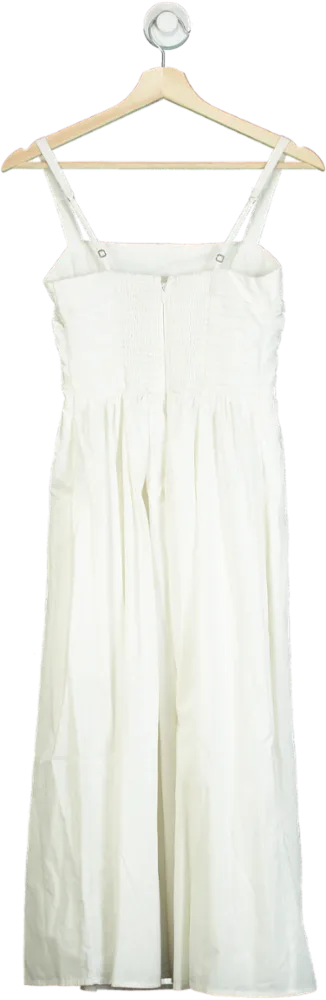 Abercrombie & Fitch White Maxi Dress UK XS