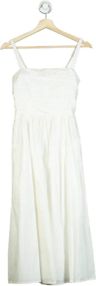Abercrombie & Fitch White Maxi Dress UK XS