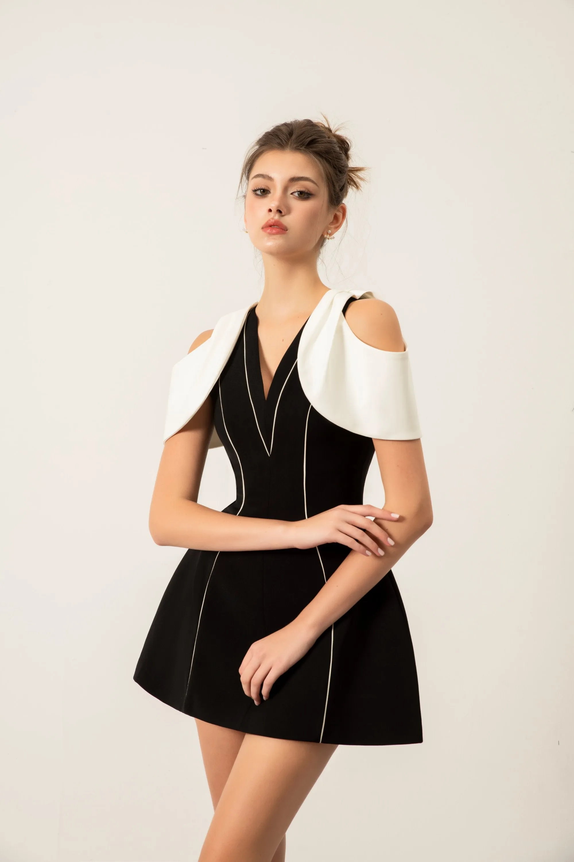 Adeline Two-tone Dress