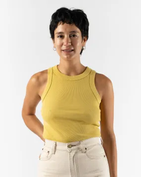 B Sides Rib Tank in Daphne Overdye