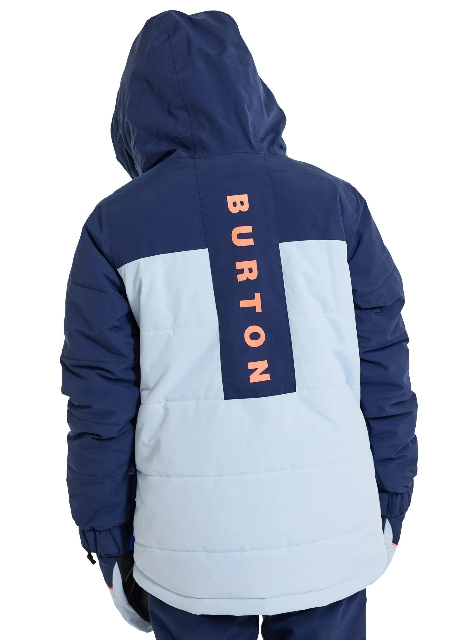 BURTON Boys Ropedrop Snowboard Jacket Dress Blue/Ballad Blue/Tetra Orange 2023