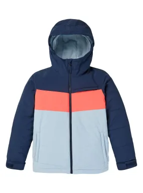 BURTON Boys Ropedrop Snowboard Jacket Dress Blue/Ballad Blue/Tetra Orange 2023
