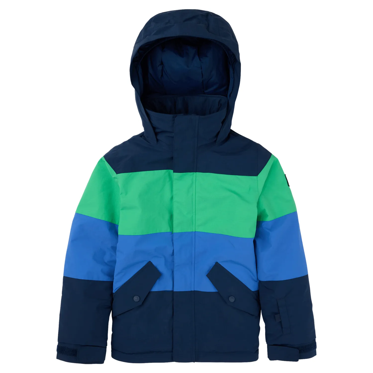 Burton Youth Symbol 2L Jacket 2024 Dress Blue/Galaxy Green/Amparo Blue