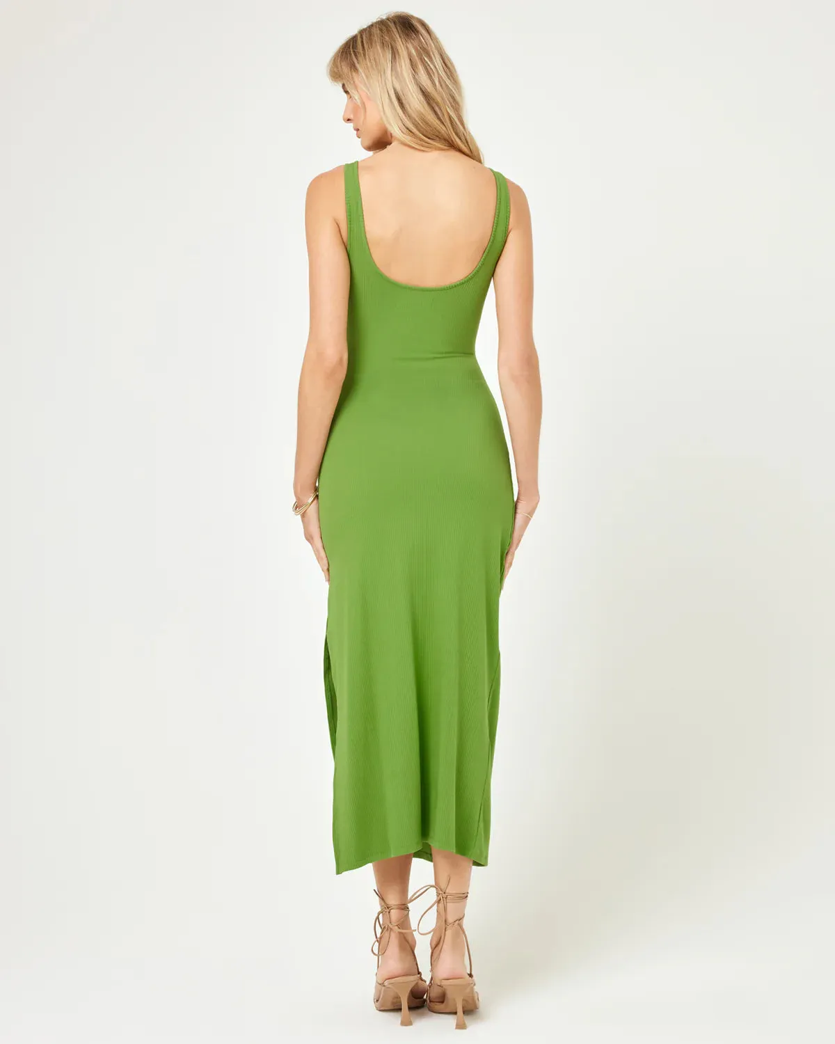 Camille Midi Dress- Vine