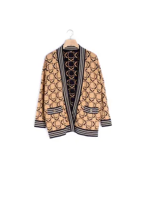Cardigan oversize réversible