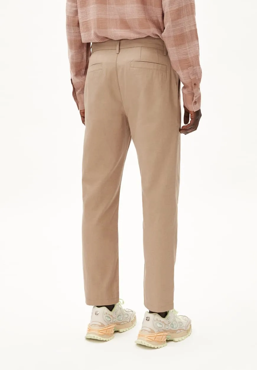 Chino ALVAARO LINEN cinnamon dust | ARMEDANGELS