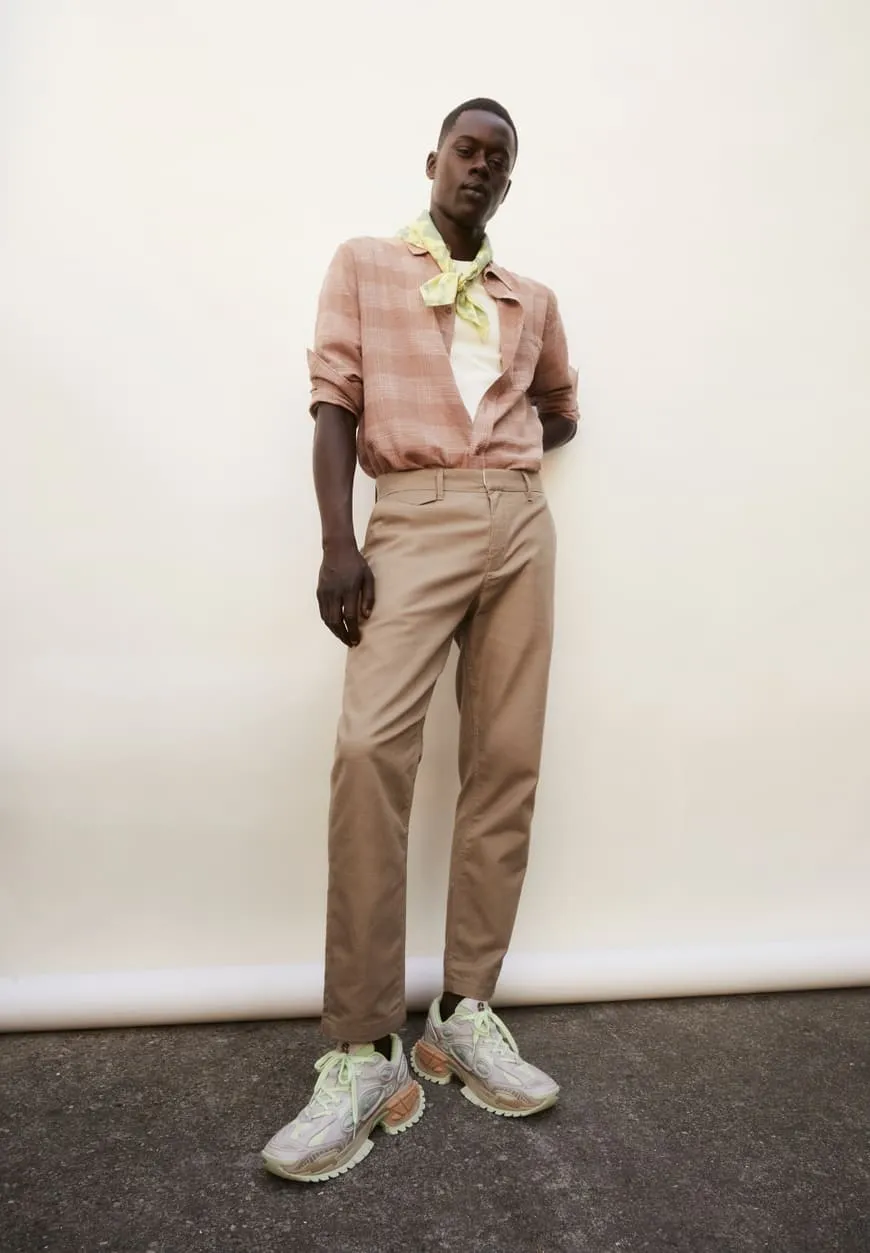 Chino ALVAARO LINEN cinnamon dust | ARMEDANGELS