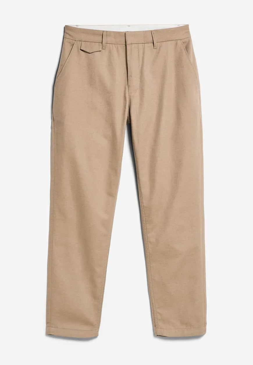Chino ALVAARO LINEN cinnamon dust | ARMEDANGELS