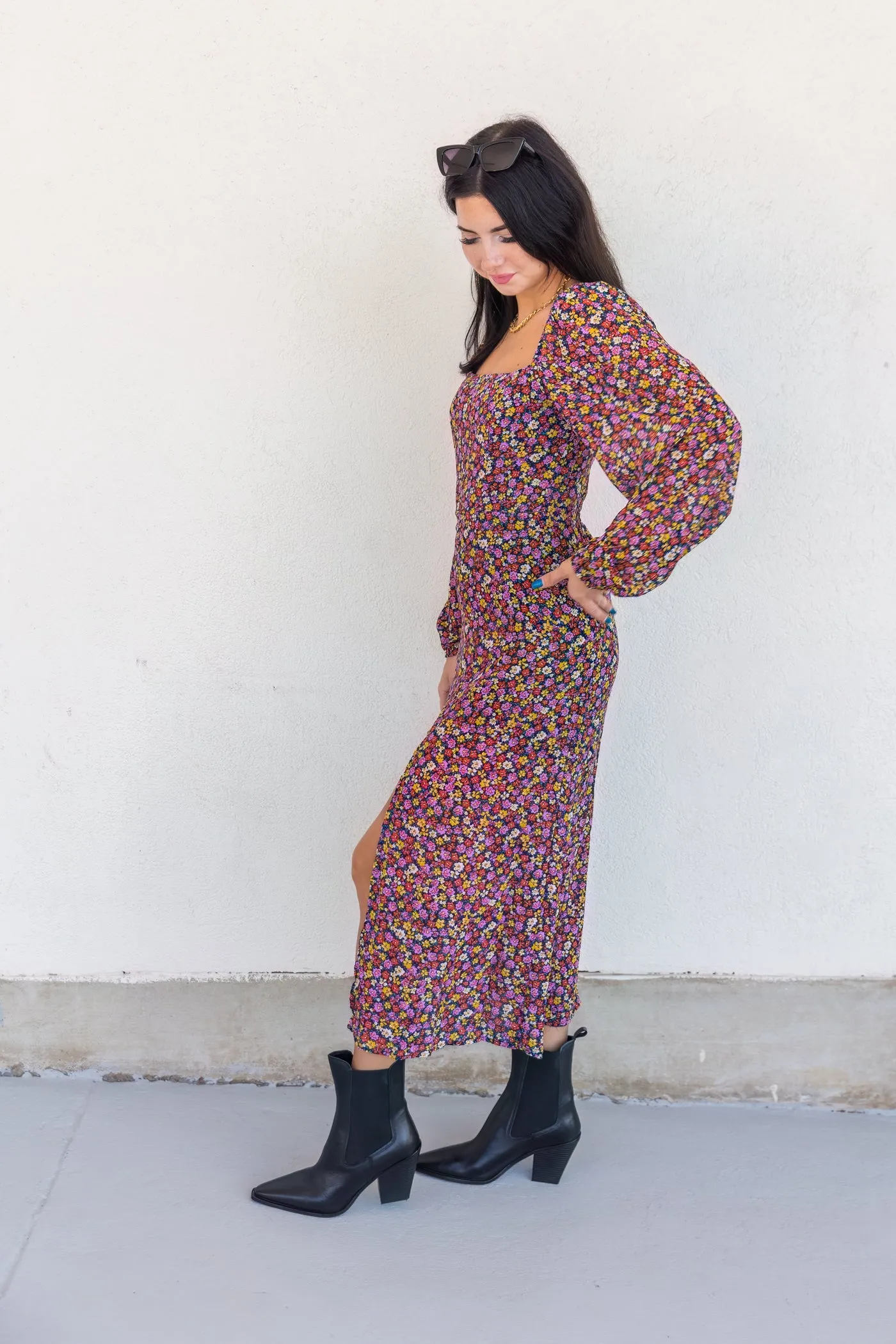 CHRISETTE FLORAL DRESS