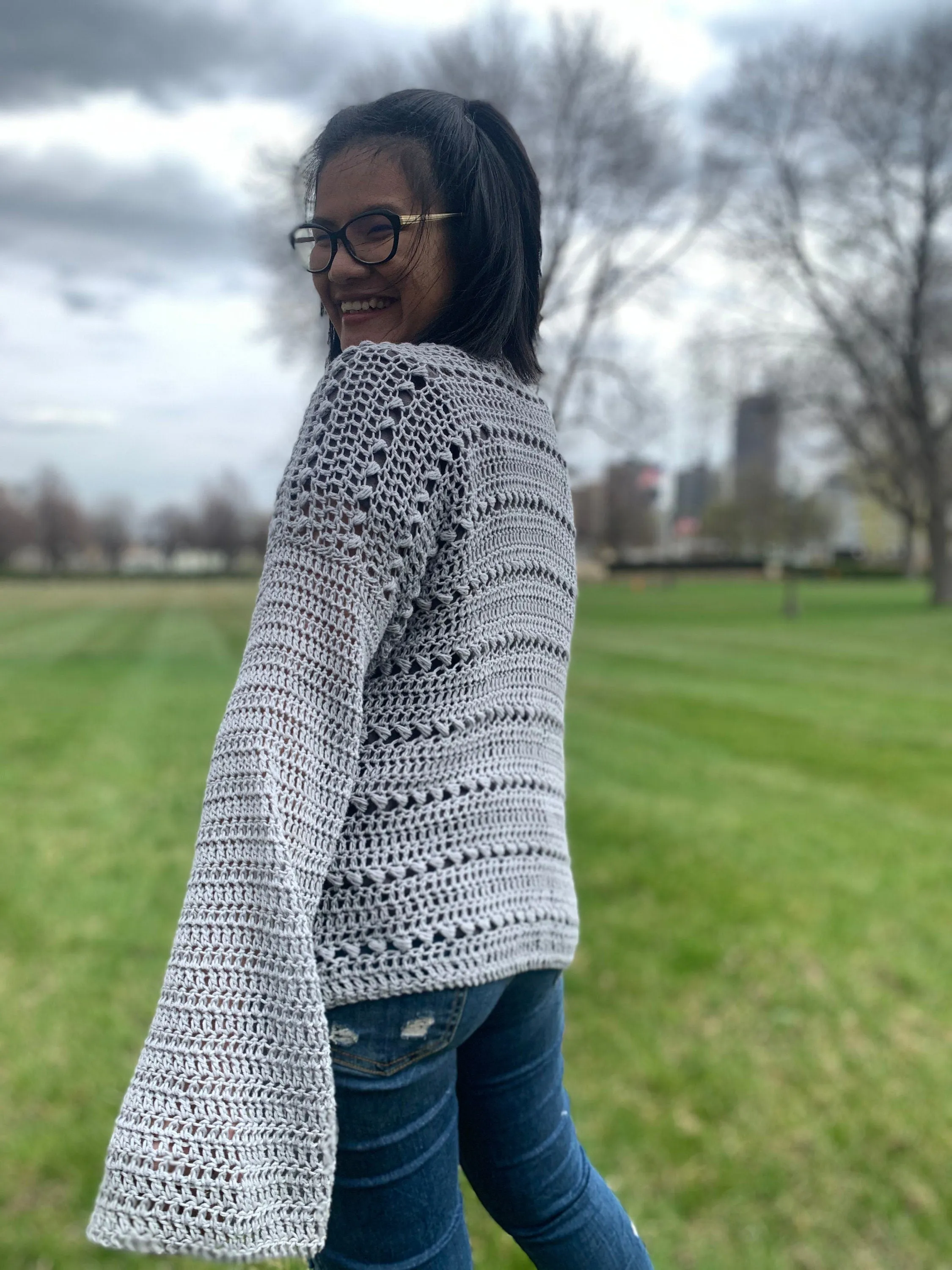 Crochet cardigan pattern. PDF file, photo tutorial and video tutorial sizes XS-XXL, crochet  pattern, crochet cardigan