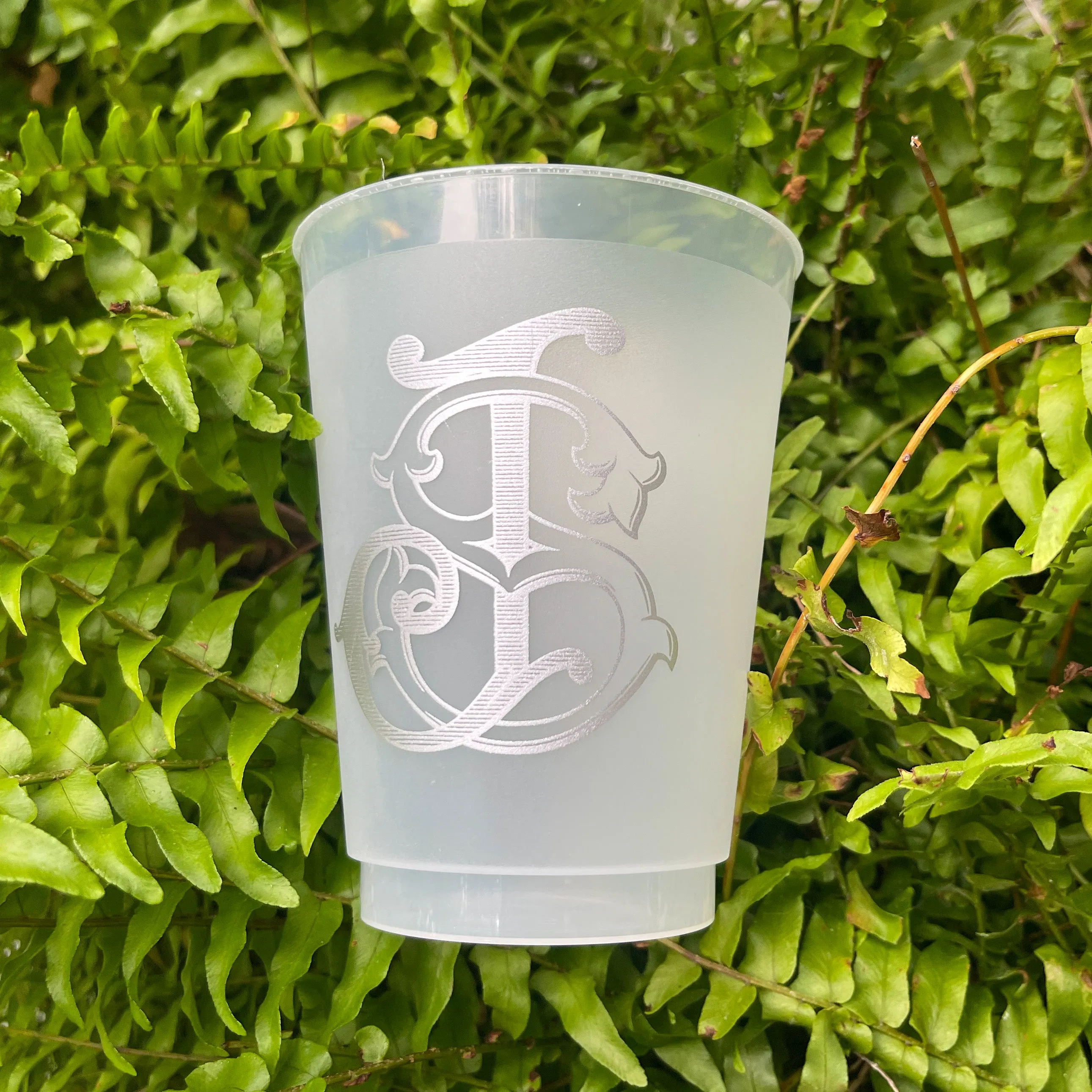 Custom Silver Ink Shatterproof Cups
