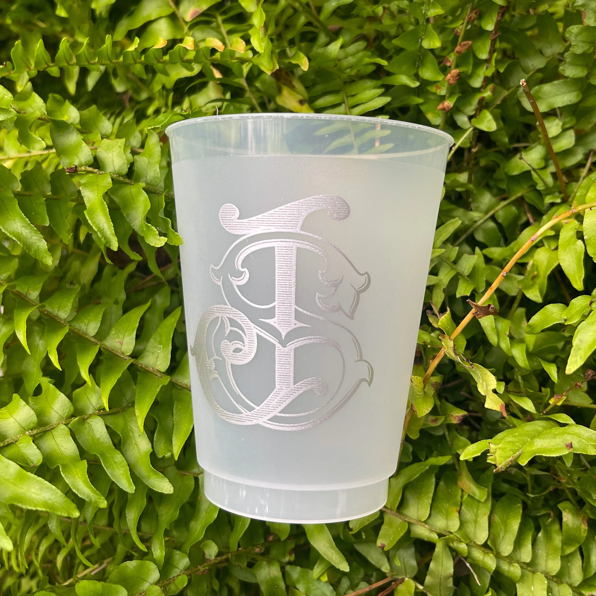Custom Silver Ink Shatterproof Cups