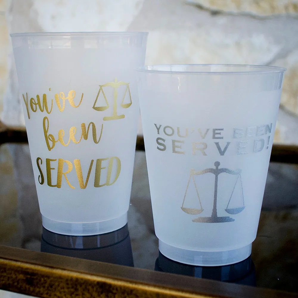 Custom You've Been Served Cups