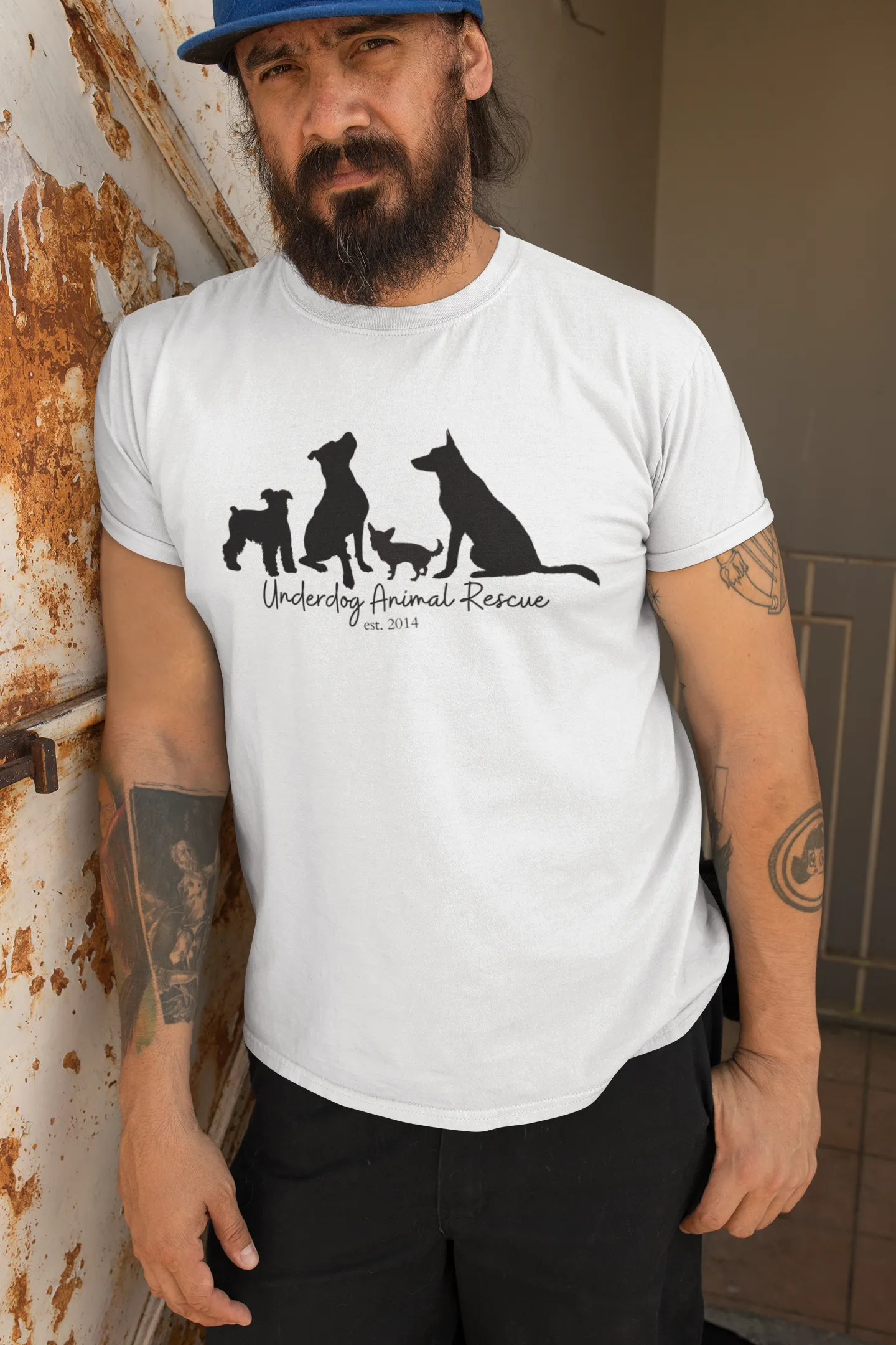 Dog Silhouette Unisex Tees