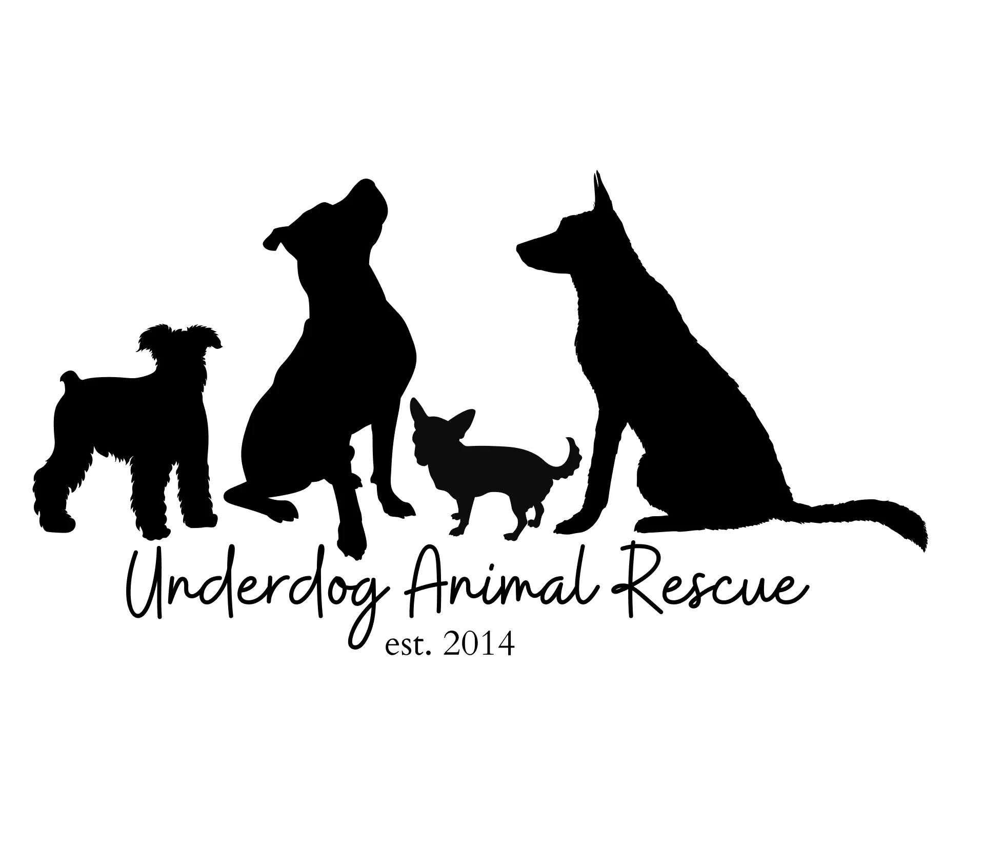 Dog Silhouette Unisex Tees