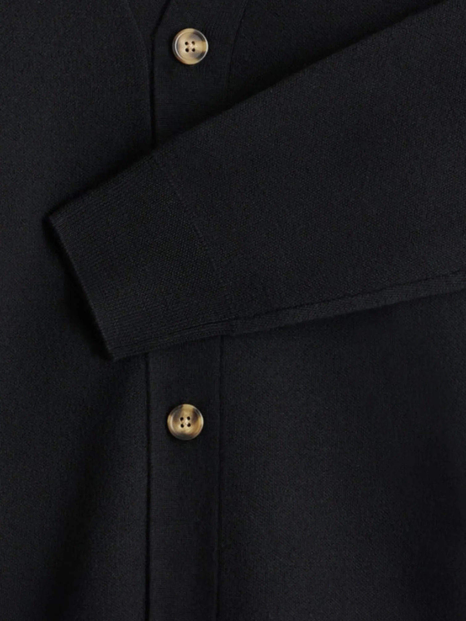 Drôle de Monsieur Perm-CA123-WO007-BL LE Cardigan Blk