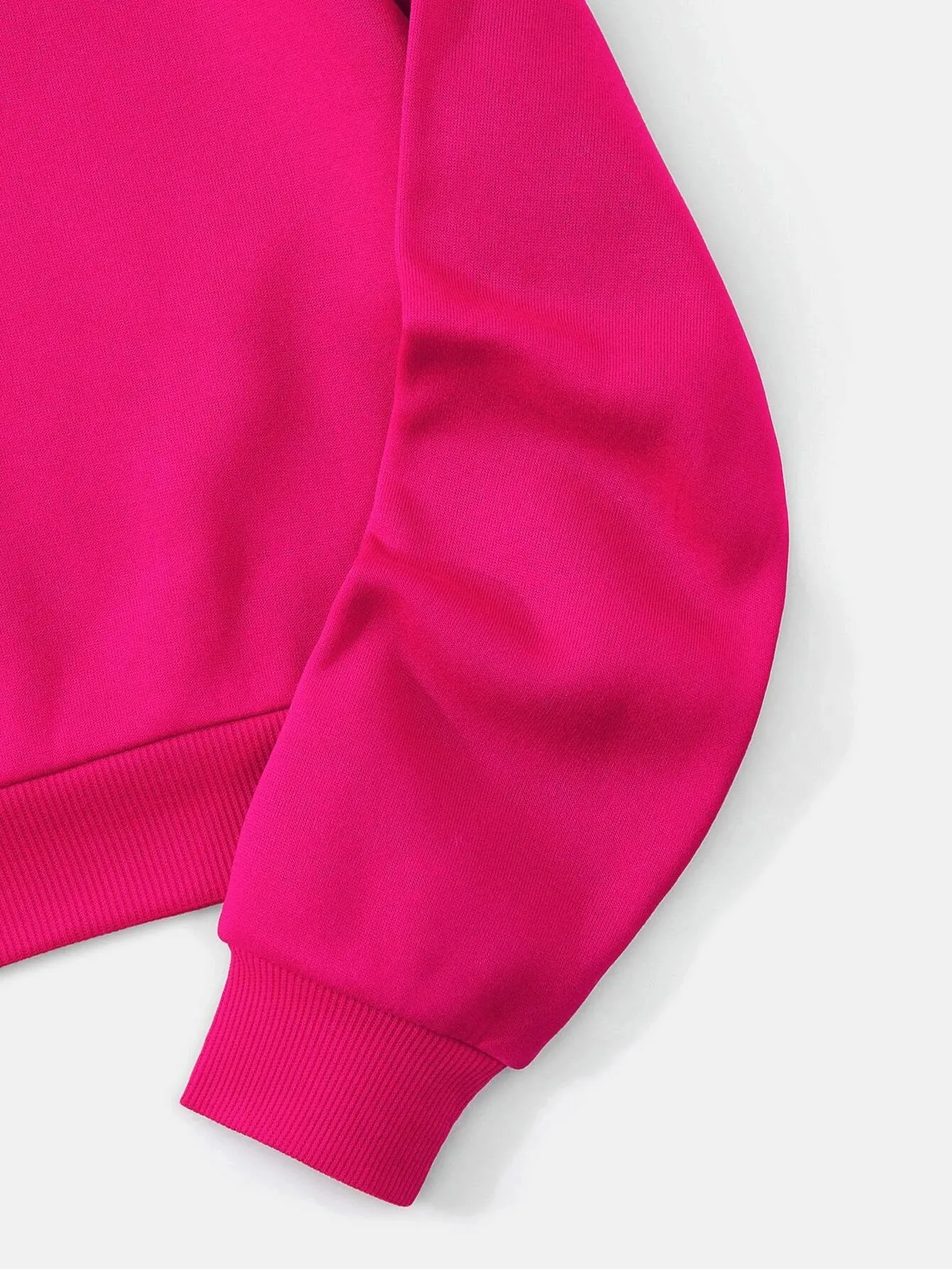 Floral Print Drop Shoulder Drawstring Thermal Lined Hoodie FW24