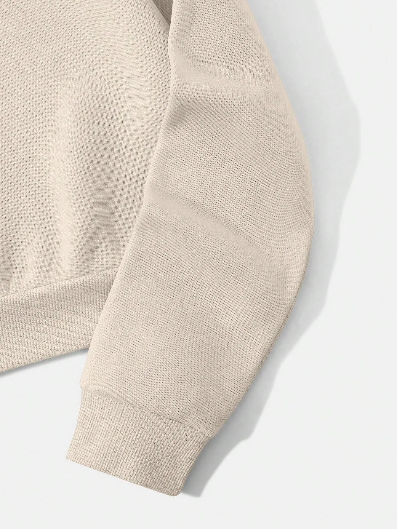 Floral Print Drop Shoulder Drawstring Thermal Lined Hoodie FW24