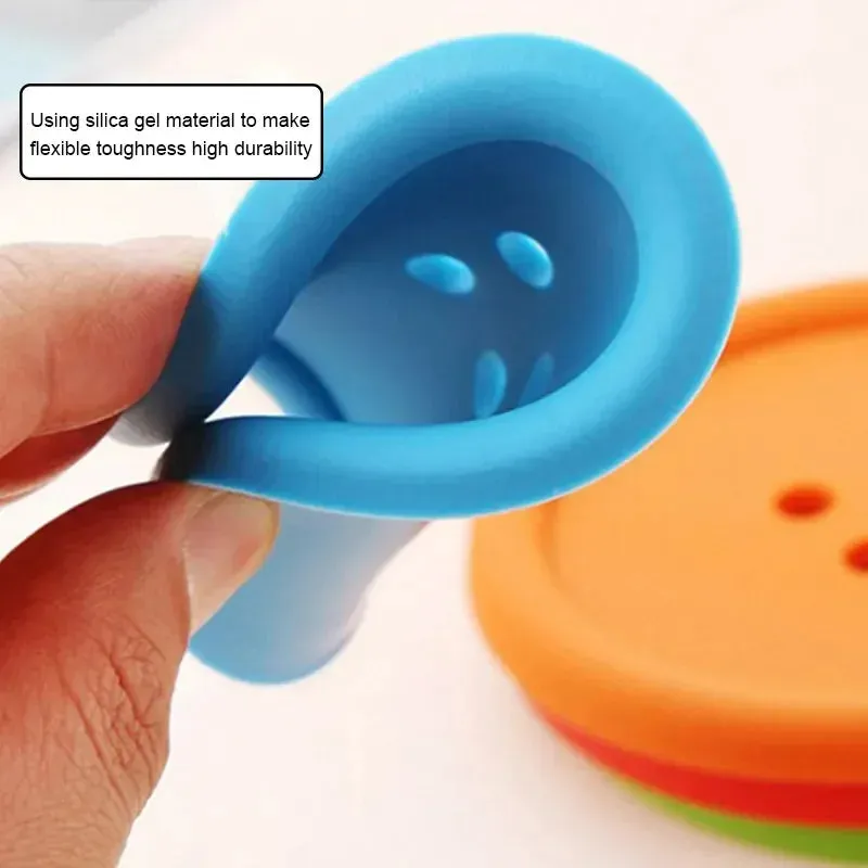 Funki Buys | Coasters | Button Shaped Silicone Coasters 5 Pcs