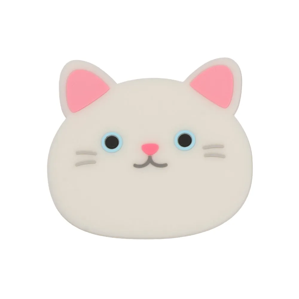 Funki Buys | Coasters | Cute Cartoon Cat Face Cup Mats 6 Pcs