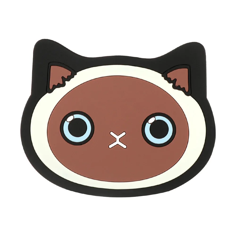 Funki Buys | Coasters | Cute Cartoon Cat Face Cup Mats 6 Pcs