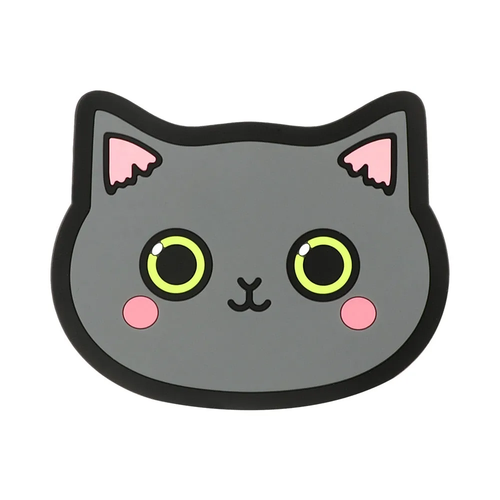Funki Buys | Coasters | Cute Cartoon Cat Face Cup Mats 6 Pcs