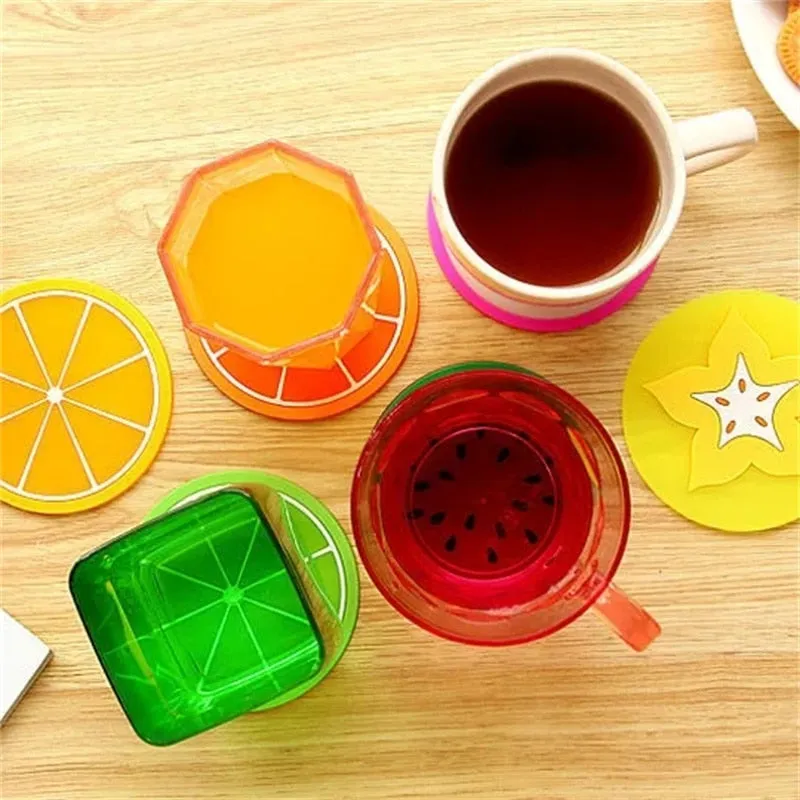 Funki Buys | Coasters | Fruit Design Drink Mats 6 | 7 Pcs Sets