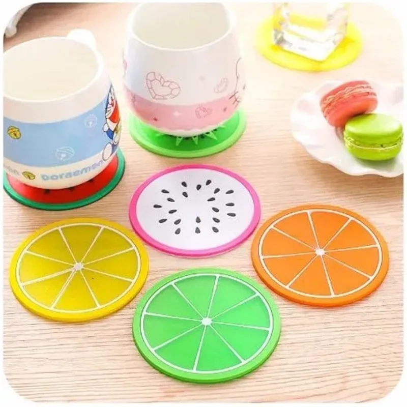 Funki Buys | Coasters | Fruit Design Drink Mats 6 | 7 Pcs Sets