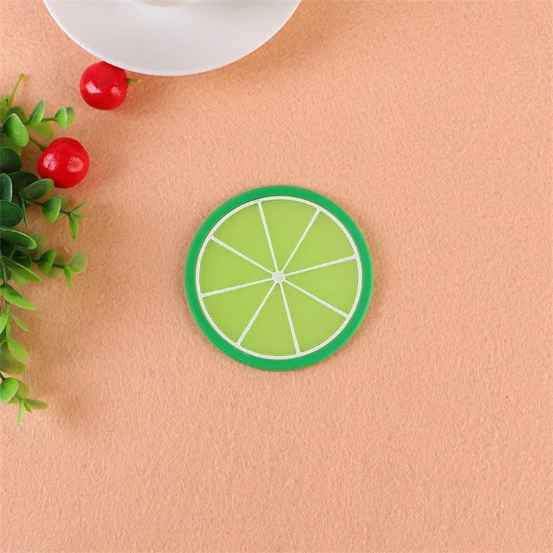 Funki Buys | Coasters | Fruit Design Drink Mats 6 | 7 Pcs Sets