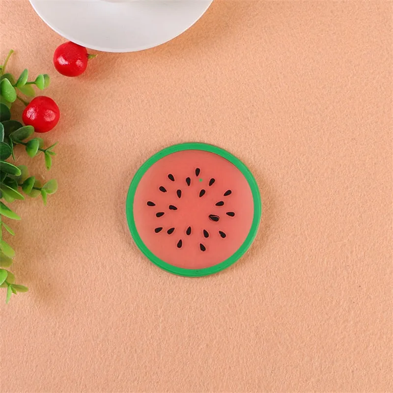 Funki Buys | Coasters | Fruit Design Drink Mats 6 | 7 Pcs Sets