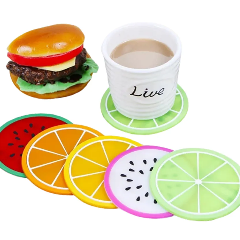 Funki Buys | Coasters | Fruit Design Drink Mats 6 | 7 Pcs Sets