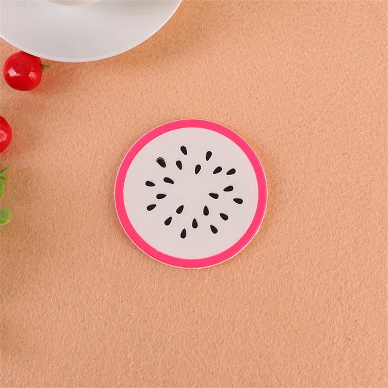 Funki Buys | Coasters | Fruit Design Drink Mats 6 | 7 Pcs Sets