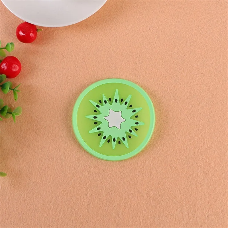 Funki Buys | Coasters | Fruit Design Drink Mats 6 | 7 Pcs Sets