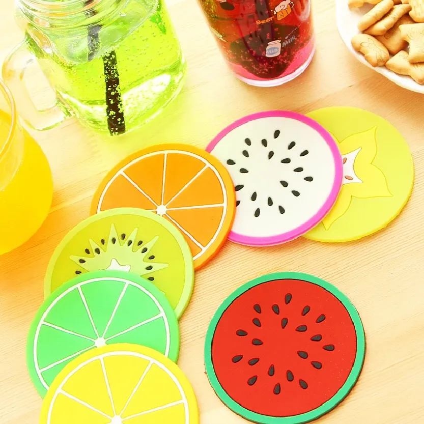 Funki Buys | Coasters | Fruit Design Drink Mats 6 | 7 Pcs Sets
