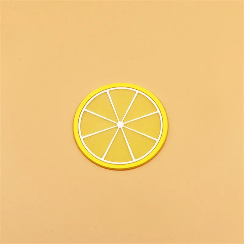 Funki Buys | Coasters | Fruit Design Drink Mats 6 | 7 Pcs Sets