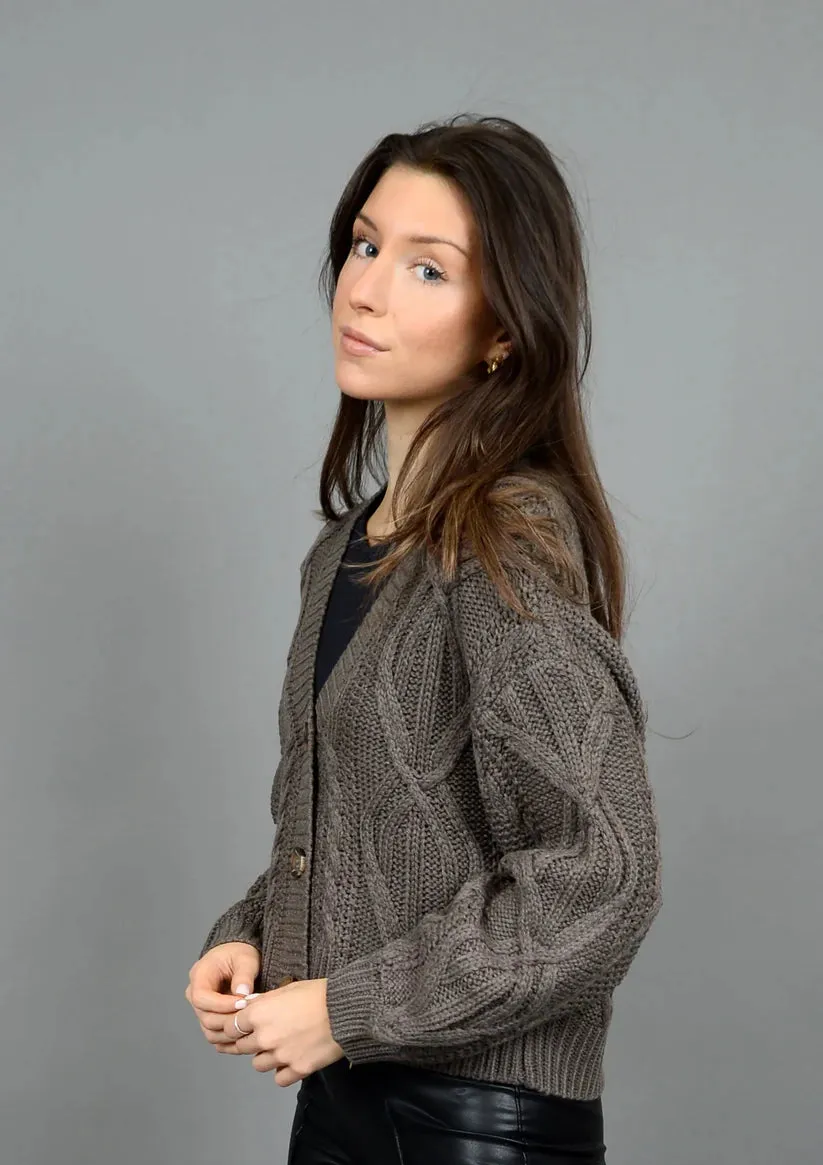 Ignacia Long Sleeve V Neck Cardigan