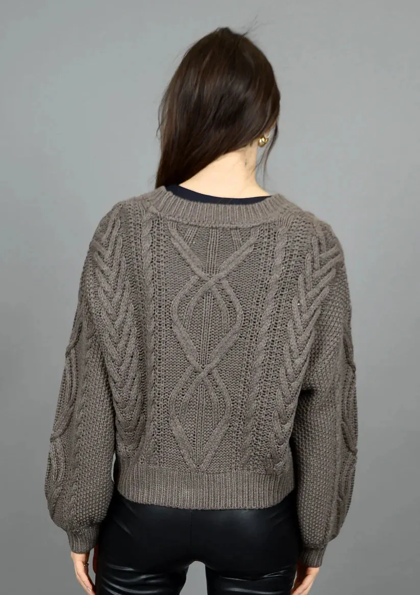 Ignacia Long Sleeve V Neck Cardigan
