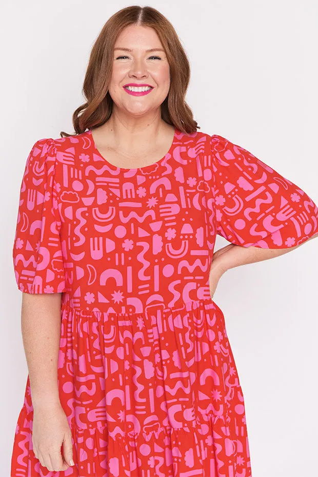 Izzie Candy Apple Dress