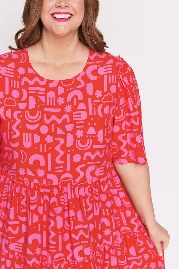 Izzie Candy Apple Dress