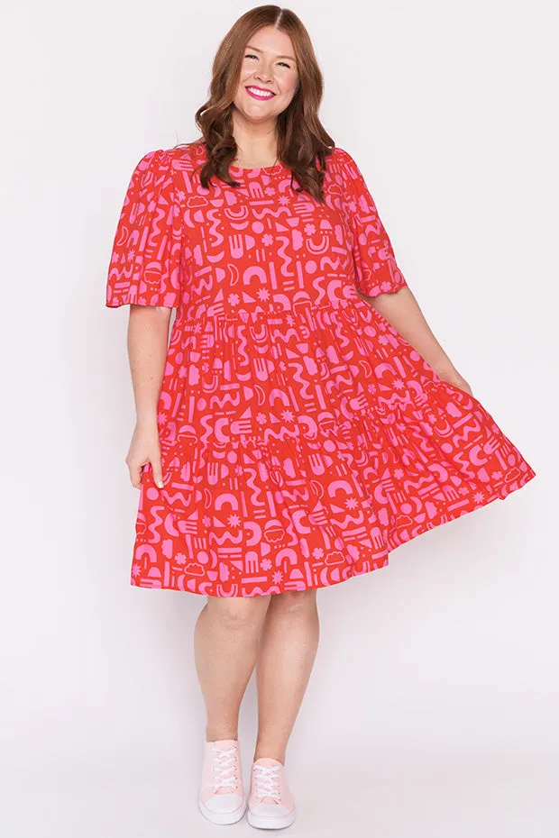 Izzie Candy Apple Dress