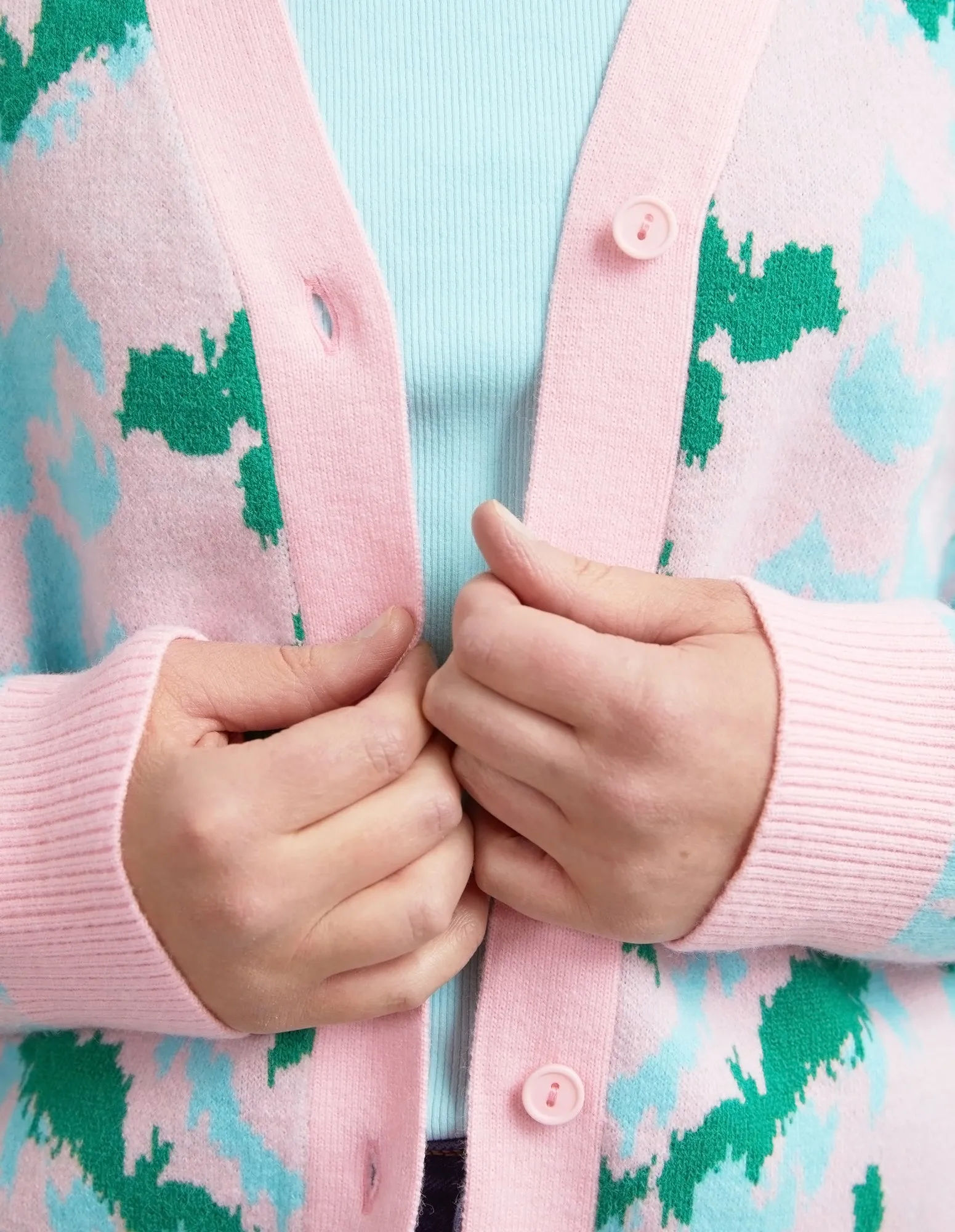 Janey Cardi Splendid Pink