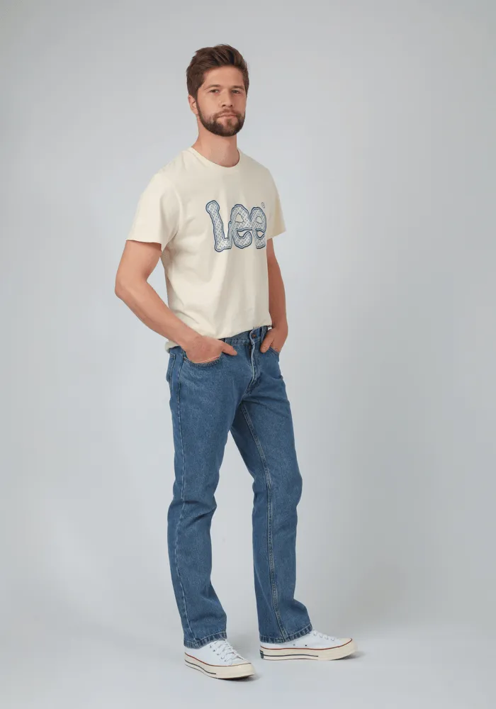 Jeans Hombre Daren Regular Fit Mid Street