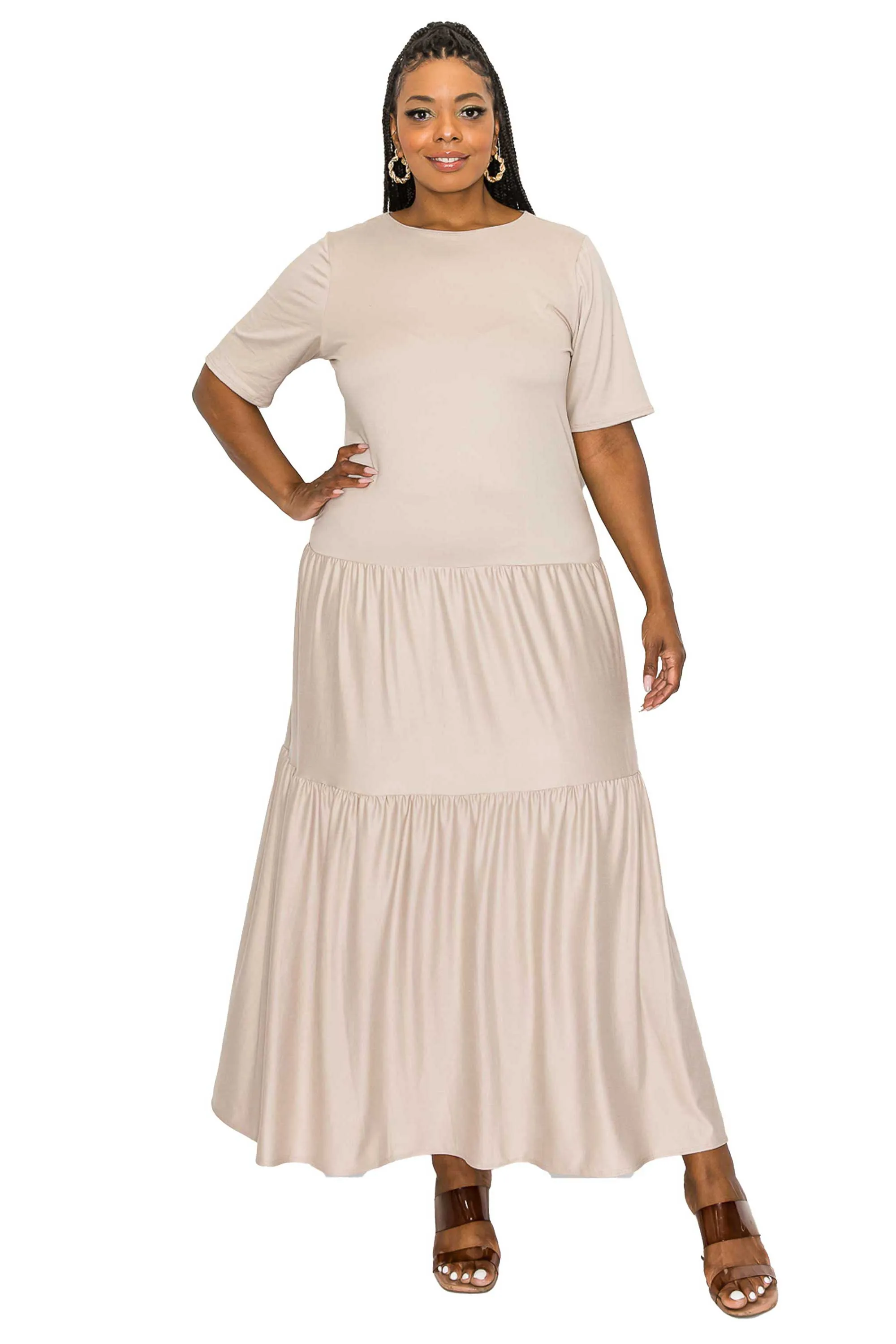 Jourdan Tiered Maxi Dress